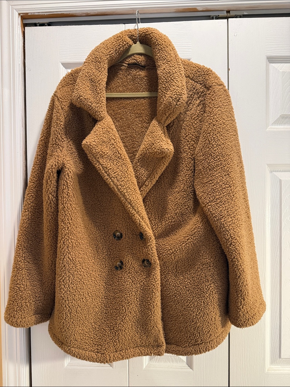 Women’s Teddy Coat - Camel very soft and cozy!